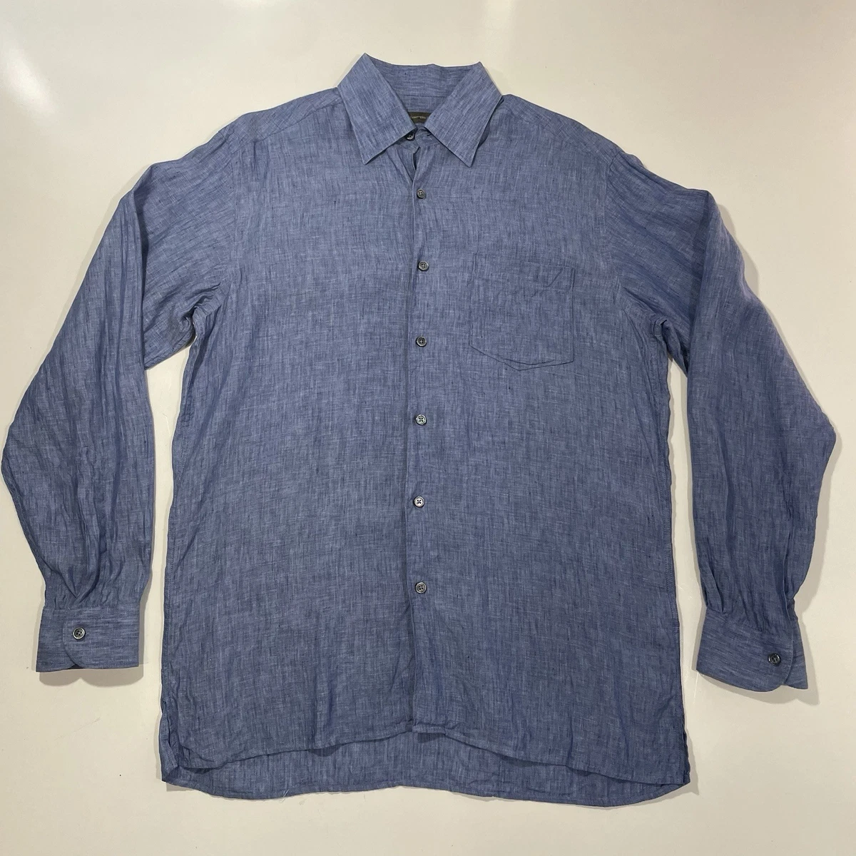Ermenegildo Zegna Linen Casual Button-Down Shirts for Men for sale