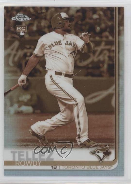 2019 Topps Chrome Sepia Refractor Rowdy Tellez #2 9u0