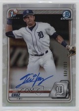 2020 Bowman Draft Chrome Picks Refractor 60/499 Trei Cruz #CDA-TC Auto 2a9