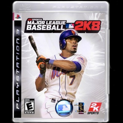 Major League Baseball 2K8 PS3 Spiel Sports Simulator PlayStation3 Game NTSC CIB
