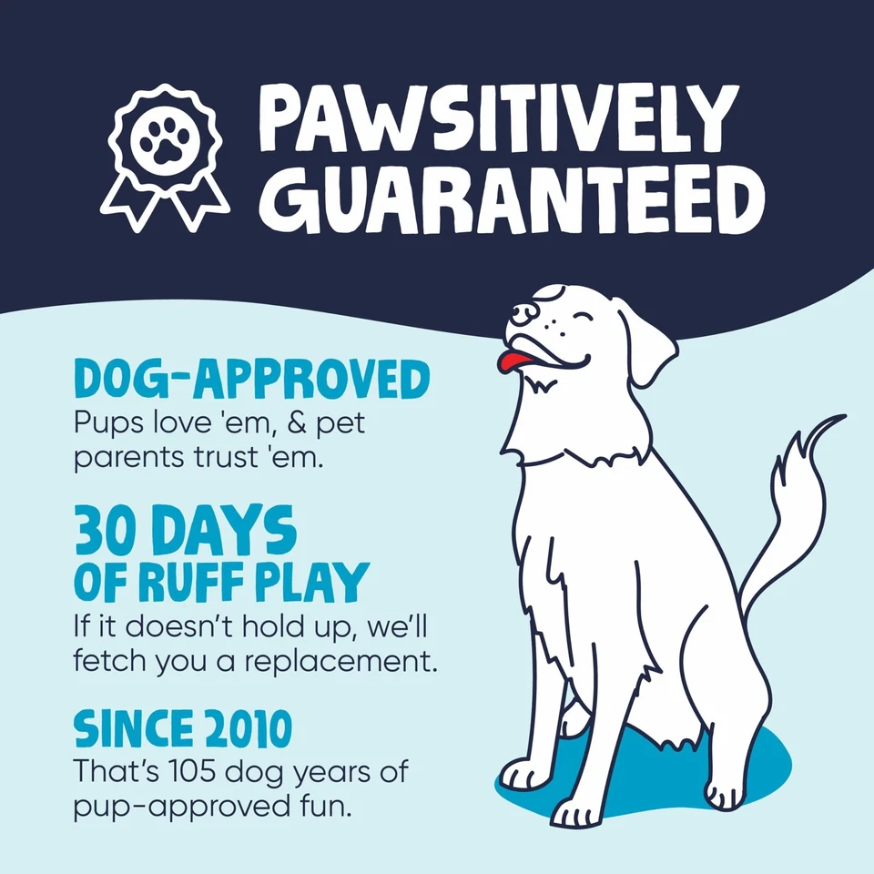 GoDog Arco Iris Chirriante Peluche Bola Perro Juguete - Tecnología de Protección Masticable Grande Foto 3 de 4