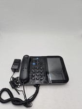 Clear Captions Telephone Hearing Impaired Amplified Captioning Phone Black Reset