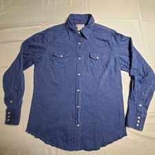 Wrangler Wranchers Womens Shirt Medium Western Pearl Snap Y2K VTG Country Core