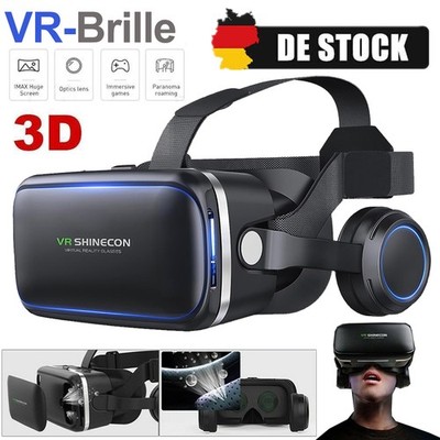 VR Brille 3D Virtual Reality Headset Universal für 4-6 Zoll Smartphone Vollbild