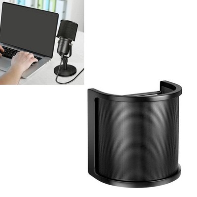 Mic Pop Filter 3 Schichten Kompakt U Form Mikrofon Pop Shield Windschutz für Reco