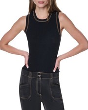 Dkny Contrast Stitch Sweater Women's