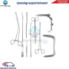 Gynecology surgical Instrument set kit Direct Manufacturing 9-PCS