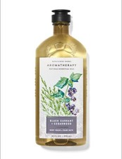 Bath  Body Works BLACK CURRANT and CEDARWOOD Body Wash Foam Bath 10 fl oz
