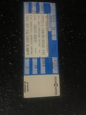 David Bowie Unused Ticket From Oct. 13 1987 @ The LA Sports Arena