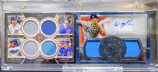 ✨Willie Adames autograph card & Cubs quad relic card set! ✨