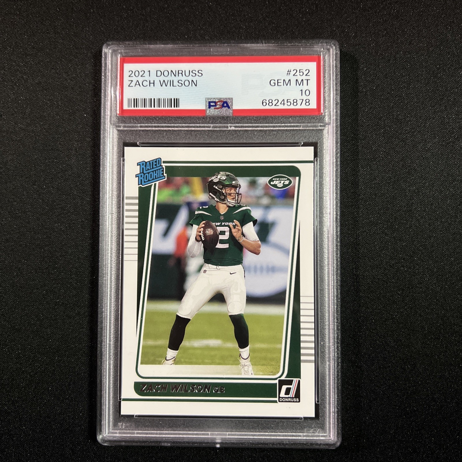 Zach Wilson Panini Donruss #252 Base