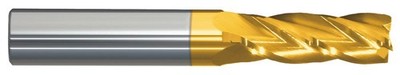 9/64 4FL SE REG TiN Carbide End Mill, MTC-61868