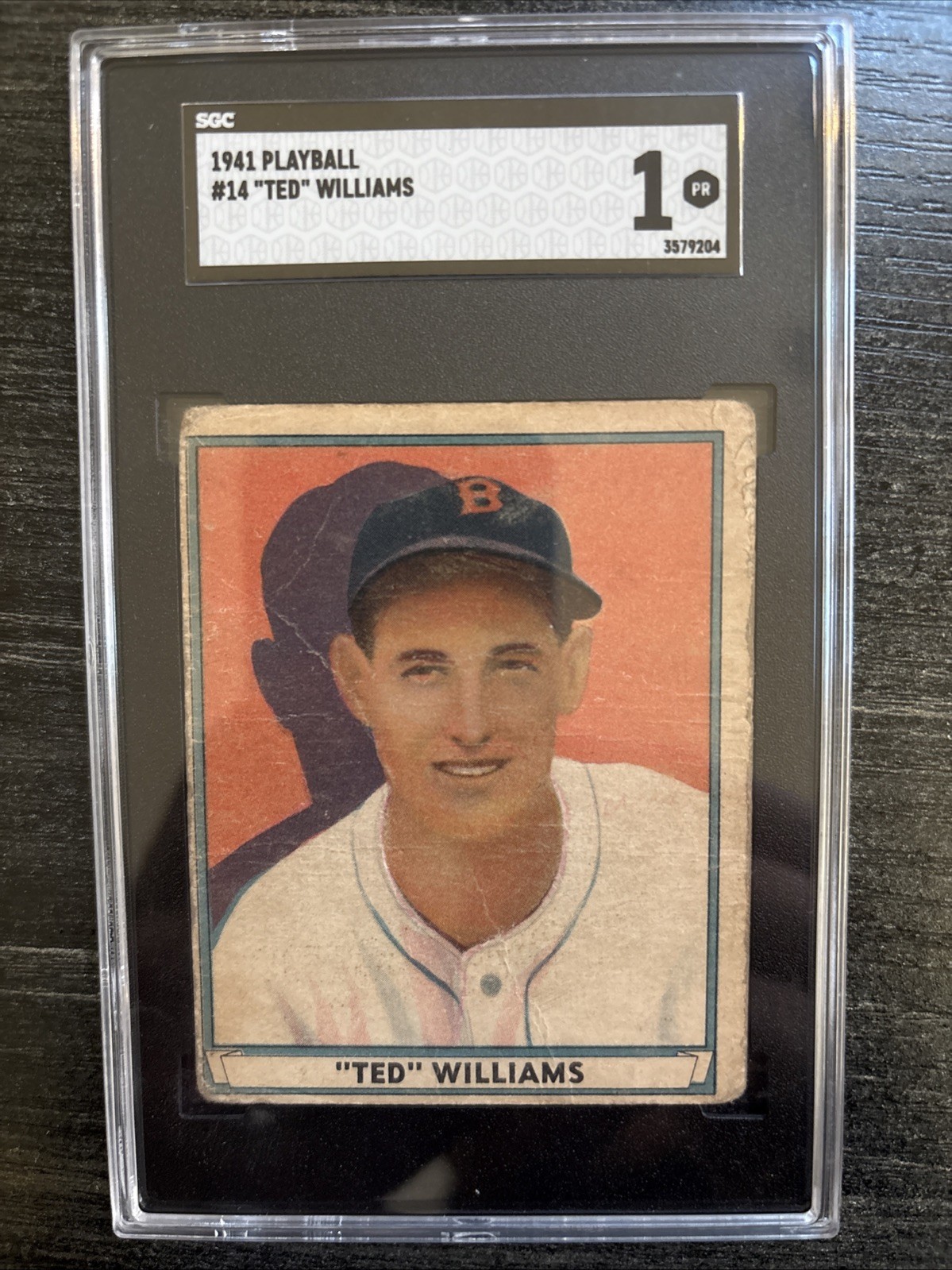 1941 Play Ball - Ted Williams #14 SGC 1