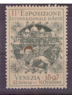 Vignette Internationale Kunstausstellung Venedig 11. Esposizione Venezia 1897 #2
