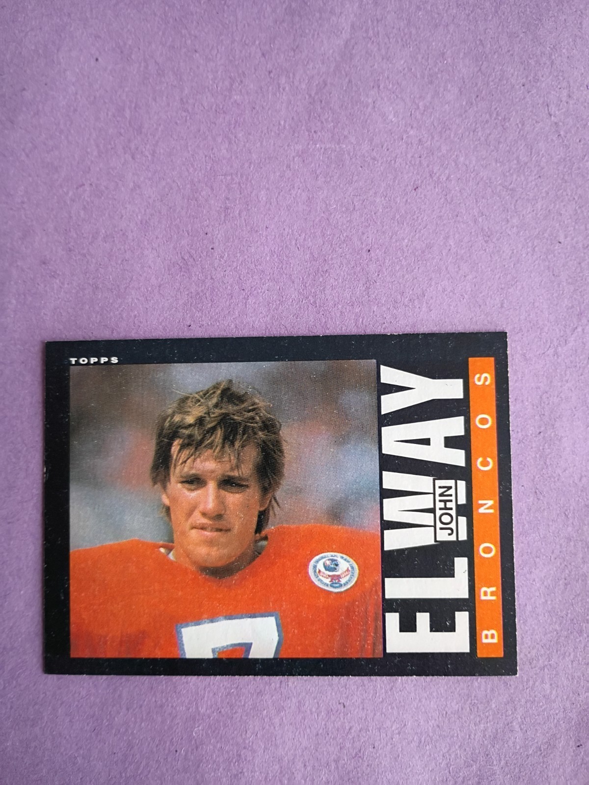 1985 Topps Football 🏈- #238  John Elway . 2nd Year.  Great Condition 