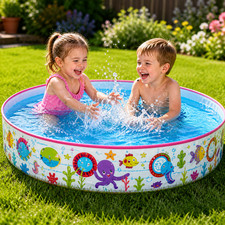 Kids Paddling Pool Garden Splash Pool Fill Fun Baby Summer Outdoor Play UK