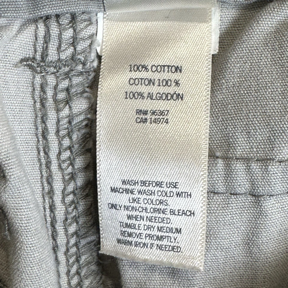 OshKosh Boy's Gray Camouflage Denim Cargo Shorts 5 Adjustable Waist - Image 4 of 4