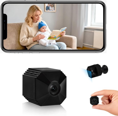 2025 New Upgraded Camera, WiFi Mini Wireless Small cam real 1080p night ...