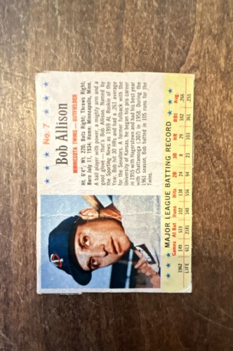 1963 Bob Allison #7
