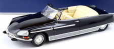Citroen DS21 Palm Beach 1968 Black/ Beige interior in 1:18 scale by Norev