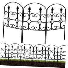 19 Pack Decorative Garden Fence Panels   24in H x 20.57ft L x 24in H ,19 Pack