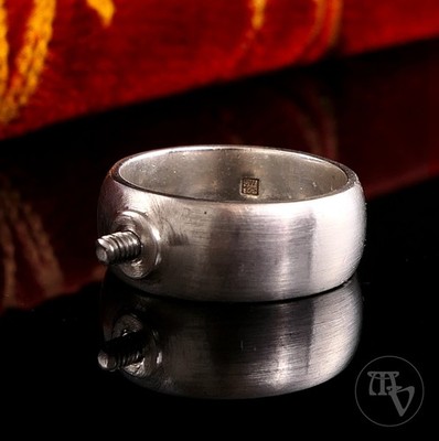 Vintage Ring Ding Silberring Basisring 7mm 925 Silber Gr. 54 17,2mm Silberwerk