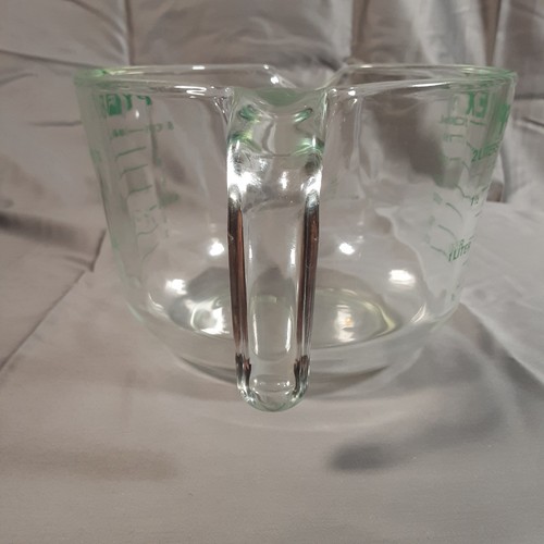 Vintage Pyrex 8 Tassen 64 Unzen 2 Quart Glas Messbecher #564 mit grünem Schriftzug USA - Bild 3 von 12