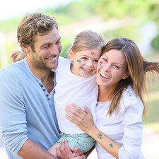 Waterproof Temporary Tattoos For Kids - 260 Pieces  Unicorns  Mermaids  Te...