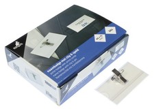 Namensschild 40x75mm 24 St&uuml;ck mit Clip Nadel & Einsteckkarten Kangaro