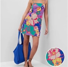 GAP Bright Colorful Floral Sun Dress Spring Summer Easter Vacation Size Medium W