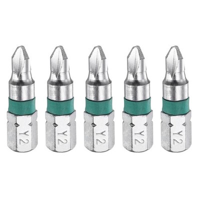 5x Y2 Magnetbits 1/4'' 1'' für Schraubendreher S2