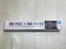 ONE PIECE x NBA Collaboration Poster Rare Limited Edition Collectible BANDAI NEW