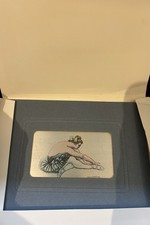 Francesco Messina Ballerina  Lastra Metallica Argentata 