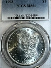 1903 P MORGAN DOLLAR PCGS PRISTINE GEM  BLAST WHITE  BLAZER