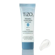 TiZO2 Facial Mineral Sunscreen & Primer SPF 40 - Non-tinted, Antioxidant