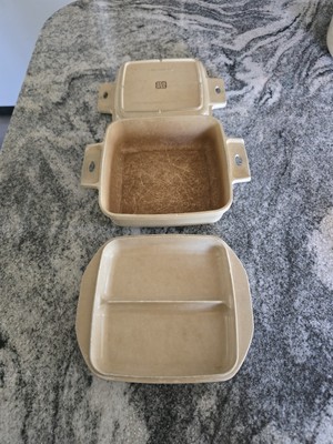 VINTAGE LittonWare Microwave Cookware 39274 39275 Two Dishes One Lid