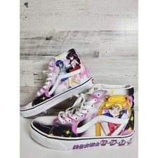 Vans Sk8-Hi Sailor Moon High Top Sneakers Mens 8 Womens 9.5 Purple Anime