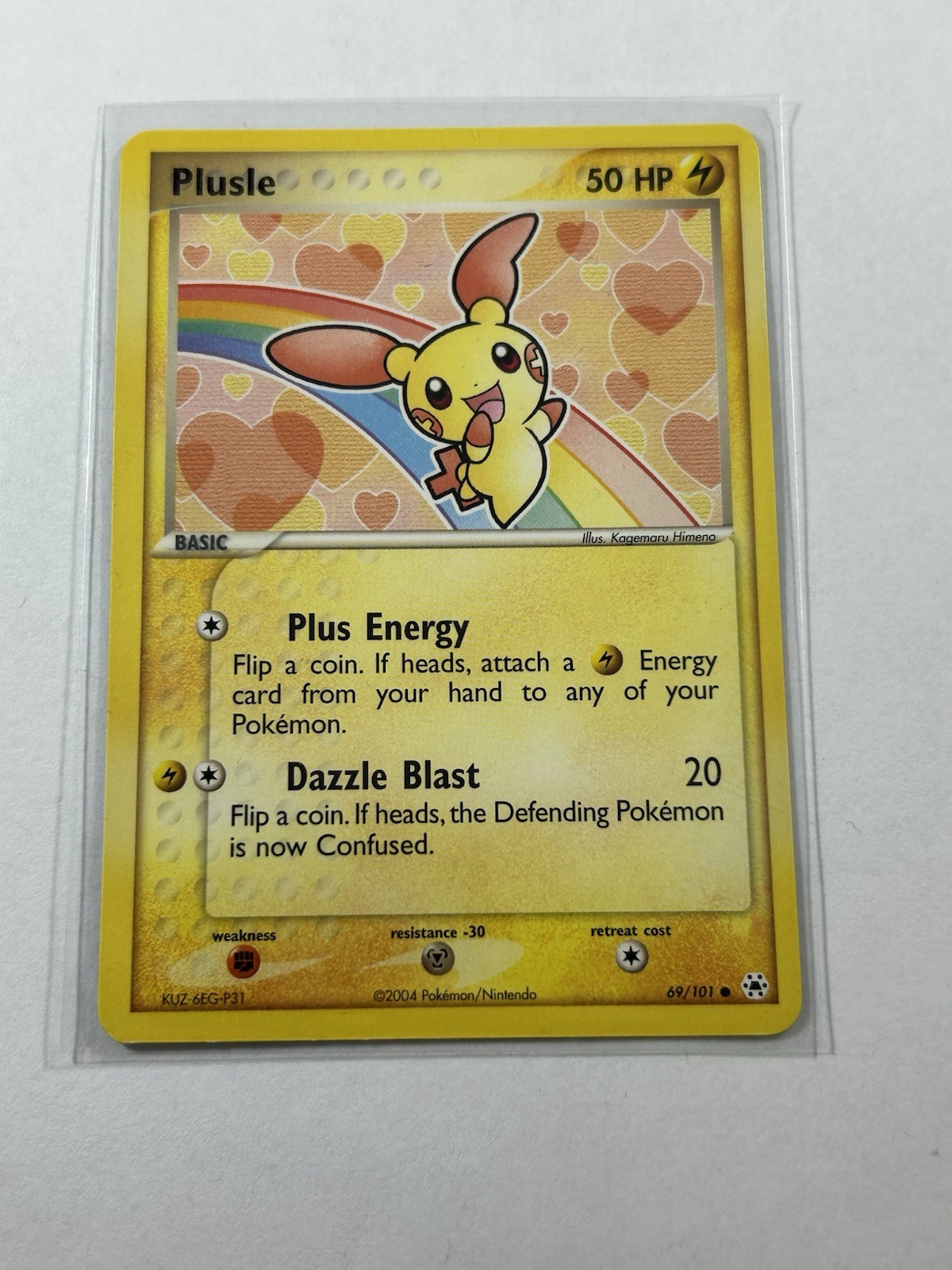 2004 Pokémon Plusle 69/101 Hidden Legends Near Mint