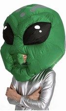 Inflatable Huge Alien Head Costume New Blow Up Halloween Cosplay