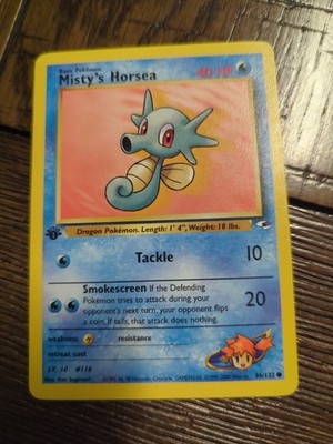 Misty's Horsea 086/132 Gym Heroes Regular