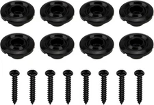 8Pcs Yootones Bass Guitar String Trees Retainer Guides with Black 