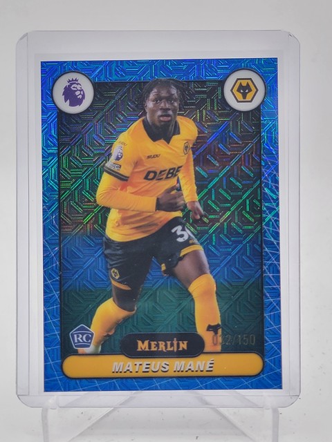 MATEUS MANE 2025-26 TOPPS MERLIN CHROME BLUE MOJO ROOKIE /150 #200 WOLVES Q4060