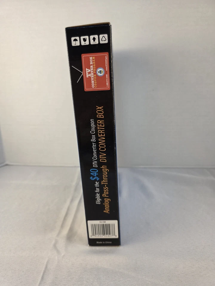 Digital Stream DTV Converter Box Analog Pass Through W/remote NIB Untested - Image 4 of 4