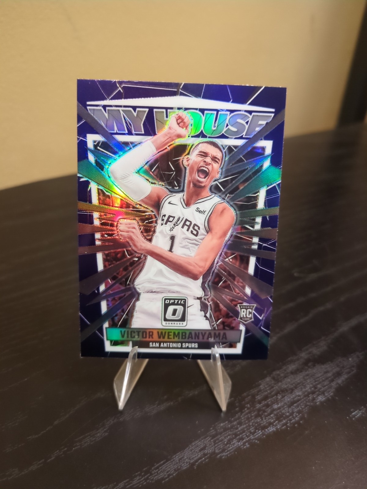 2023-24 Panini Donruss Optic - My House Victor Wembanyama #6 Purple Prizm (RC)