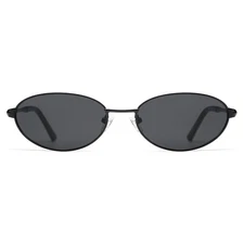 Retro Oval Sunglasses for Women Mens with Spring Hinge Sunnies AP3696