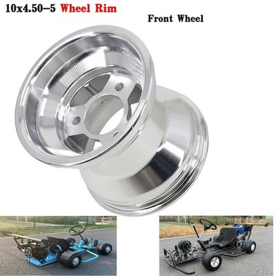 5'' Racing Cart aluminium Wheel Rim 10x4.50-5 Front for Mobility 4 Wheel Go Kart