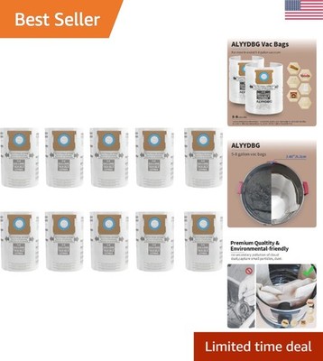 10 Pack 8 Gallon Disposal Vacuum Bags   Effective Dust Collection Solution
