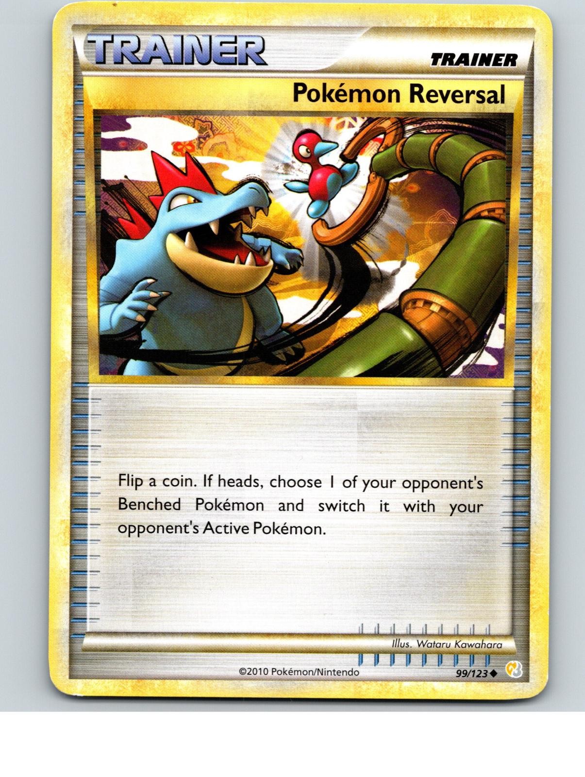 Pokemon Reversal 99/123 Uncommon HeartGold & SoulSilver Pokemon MP