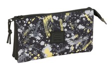 SAFTA Graffiti Splash   Triple Pencil Case, Children's Pencil Case, Ideal for Sc