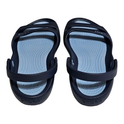 cleo.  Crocs Cleo II Double Strap Adjustable Sandals Black Womens Size 4